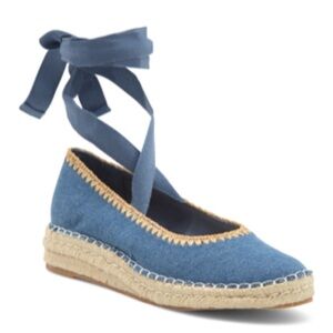 Dolce Vita Blue Espadrille Flats